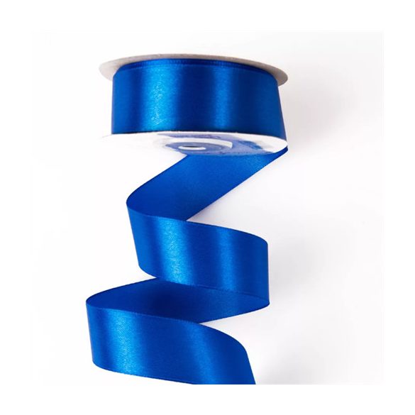 Szalag szatén 25mm/22,86m - Királykék