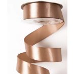 Szatén szalag 25mm x 22.86m - Barna