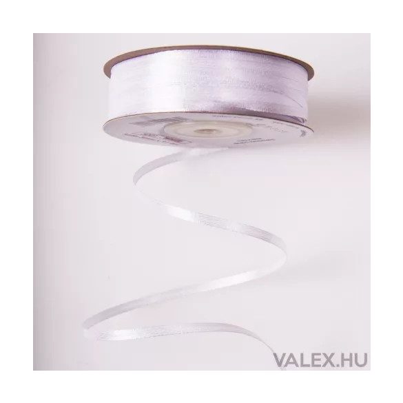 Szatén szalag 3MM X 91.44 M - Fehér