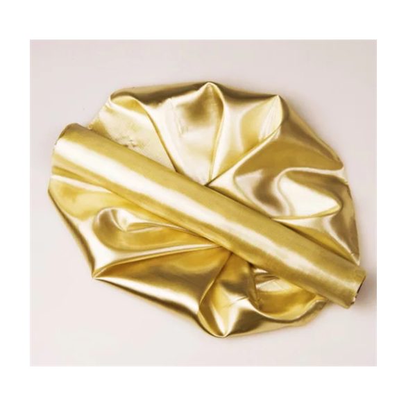 Fényes Organza 36cm x 5m - Krém - Arany