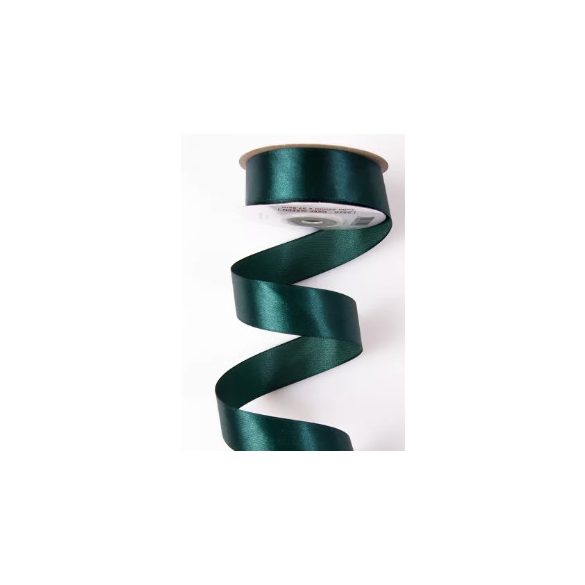 SZATÉN SZALAG 25MM X 22.86M - MÉLY ZÖLD