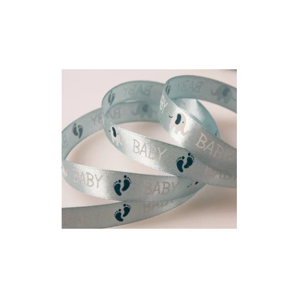 "BABY" FELIRATOS SZATÉN SZALAG 12MM X 20M - BABAKÉK