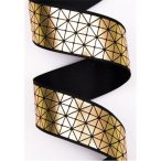 Dekorszalag szatén metál 38mm x 6,4m - Arany