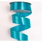 SZATÉN SZALAG 25MM X 22.86M - AQUA KÉK