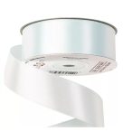 SZATÉN SZALAG 25MM X 22.86M - Kékes szürke