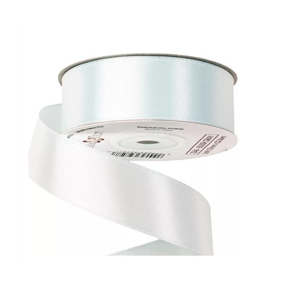 SZATÉN SZALAG 25MM X 22.86M - Kékes szürke