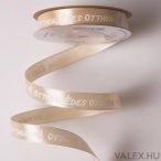   "OTTHON, ÉDES OTTHON" FELIRATOS SZATÉN SZALAG 12MM X 20M - PEZSGŐ