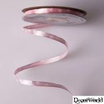 Szatén szalag 6mm x 20m Hópelyhes - Púder