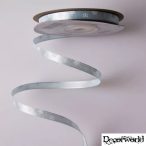 Szatén szalag 6mm x 20m Hópelyhes - Kékes szürke