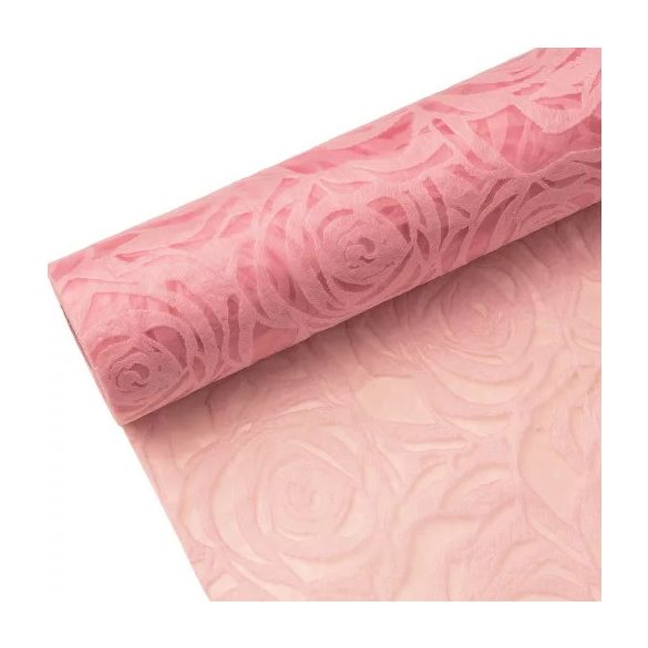 Vetex 3D Rózsafej mintás 50cm/4,5m - Rózsaszín