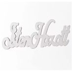   Fa tábla festett "Isten Hozott" felirattal 10 x 3cm - Fehér /db