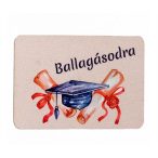Fa tábla "Ballagásodra" felirattal 7x5cm - /DB