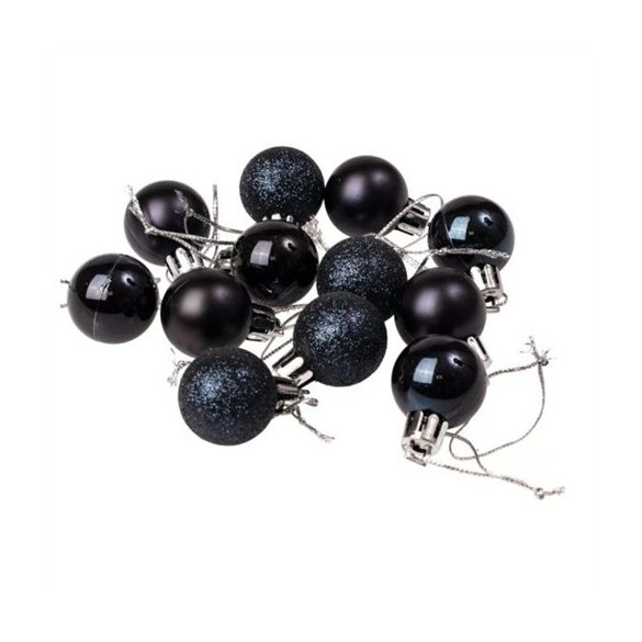 Műanyag gömb 2,5cm - Sötétkék S/12