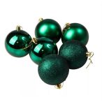 Műanyag gömb 8cm - Sötétzöld S/6