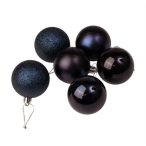 Műanyag gömb 8cm - Sötétkék S/6