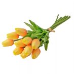 Tulipán szálas "Real Touch" 32cm - Narancssárga