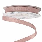Ripsz szalag 10mm/20m - Antik rózsaszín