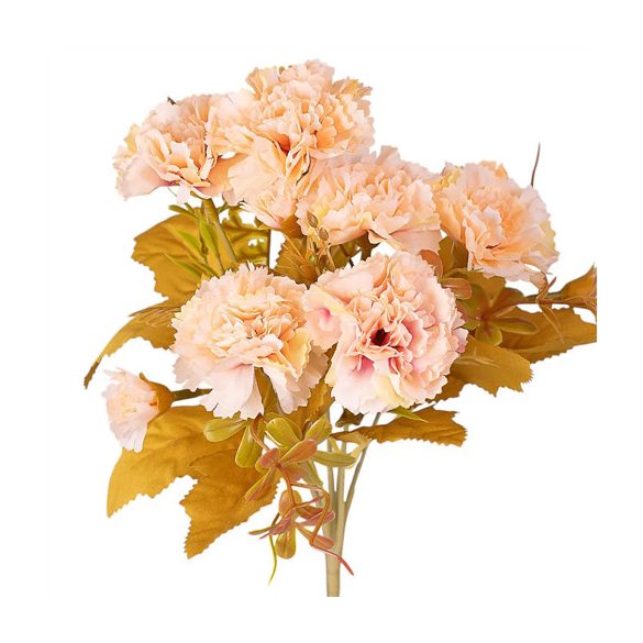 Szegfű csokor 6ágú 30cm magas - Barack