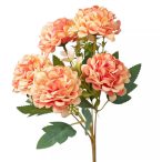 Selyemvirág csokor 5 ágú 29cm magas - Barack