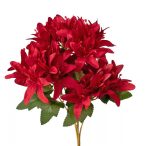 Orchidea csokor 5ágú 29cm magas - Bordó