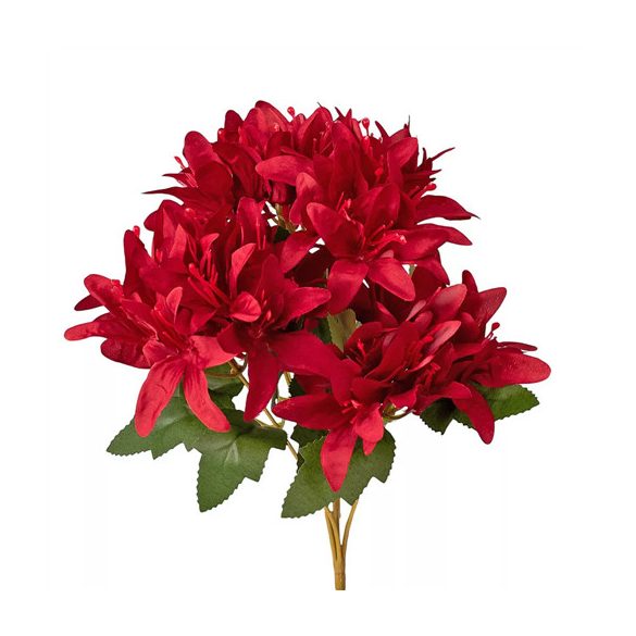 Orchidea csokor 5ágú 29cm magas - Bordó