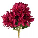 Orchidea csokor 5ágú 29cm magas - Vörös