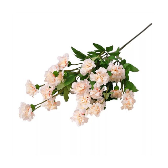 Kerti szegfű ág 70cm - Barack/krém