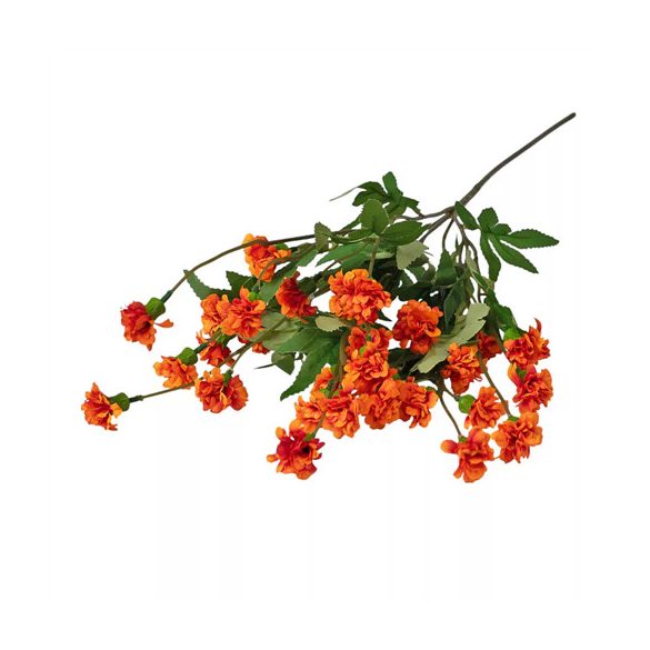 Kerti szegfű ág 70cm - Narancssárga