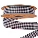 Kockás szalag 20mm x 10m - Fehér- fekete