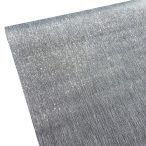   Metál vászon dekorációs anyag, asztali futó, 28cm/5m - Ezüst