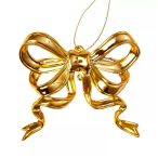 Masni akril karácsonyfadísz, 8x9cm - Arany