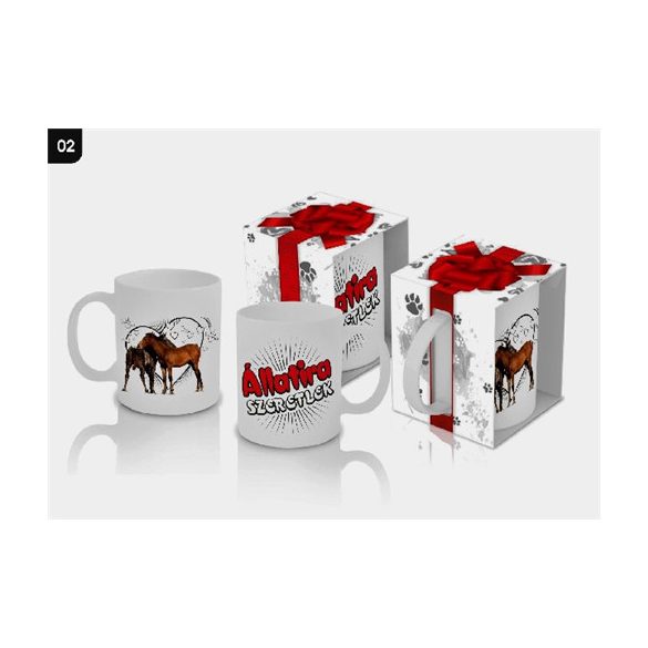 BÖGRE 350ML ÁLLATOS VICCES FELIRATTAL 1 6F.