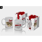 BÖGRE 350ML ÁLLATOS VICCES FELIRATTAL 2 6F.