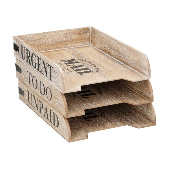 Irattartó fekvő 31x22x5.5 cm  vintage