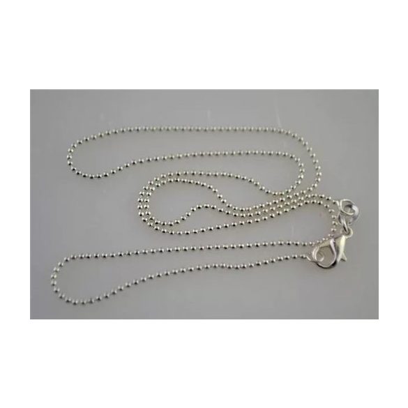 Nyaklánc alap golyós nikkelmentes 45cm