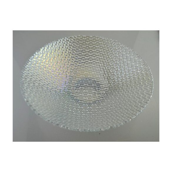 ÜVEG KÍNÁLÓTÁL VÍZTISZTA ÁTM:30CM ˝DIAMOND˝