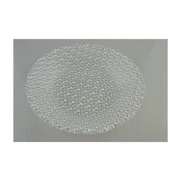 ÜVEG KÍNÁLÓTÁL VÍZTISZTA ÁTM:22CM ˝DIAMOND˝