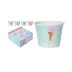 Fagyi tálka porcelán 7x9 cm 210ml - 4db-os szett