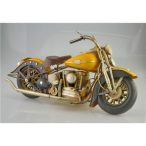 Makett dekorációs Chopper motor 33x13x17cm - Sárga