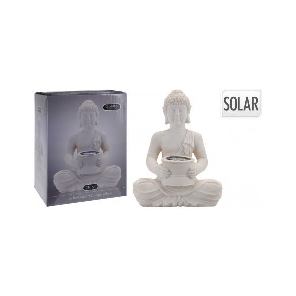Buddha solar polystone anyagból
