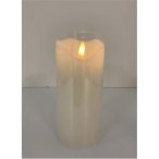 Gyertya henger ledes 7x10cm - Fehér