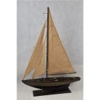 Vitorláshajó makett Dragon 60 cm - Fekete