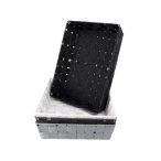 Kosár műanyag 32x25x7 cm - Fekete