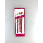 Ecset szett dekopázs 2-4-6-8-10-12 - Piros S/6