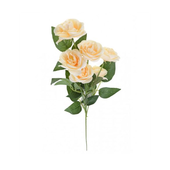 Peónia 6fej 60cm - Krém