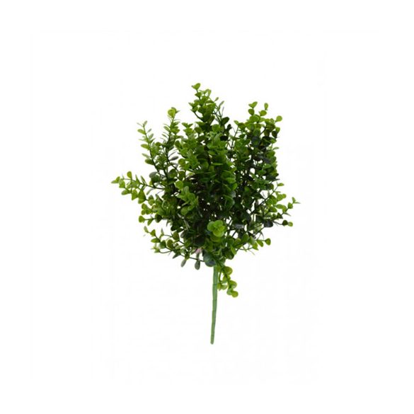 Selyemvirág buxus csokor 36cm - Zöld