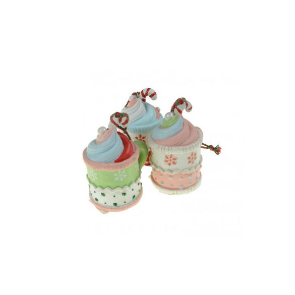 Fagyiscsésze akasztós poly 6x4,5x8cm - 3 féle