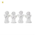 Angyal poly 4,2x3,3x7 cm - Fehér 4féle