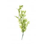 Buxus girland virágos 76cm - Fehér