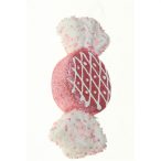   Karácsonyfa dísz szaloncukor foam 15cm cukros - Rózsaszín